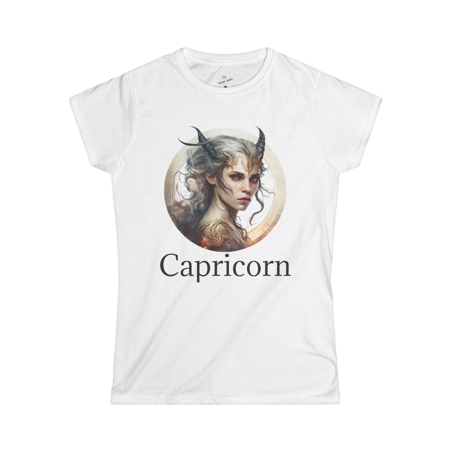 Capricorn Women's Softstyle Tee - Zodiac Astrology Design, Perfect Gift for Astrology Lovers