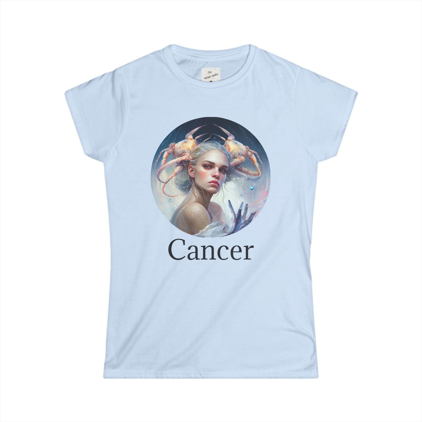 Cancer Zodiac Softstyle Tee - Intuitive & Mysterious Apparel for Astrology Lovers