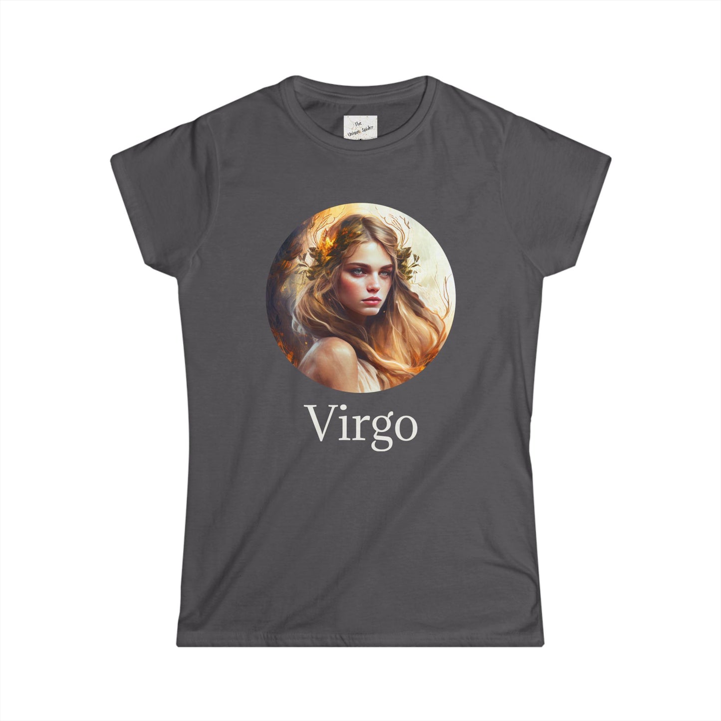 Virgo Zodiac Women's Softstyle Tee - Astrology Inspired Graphic Shirt for Horoscope Lovers