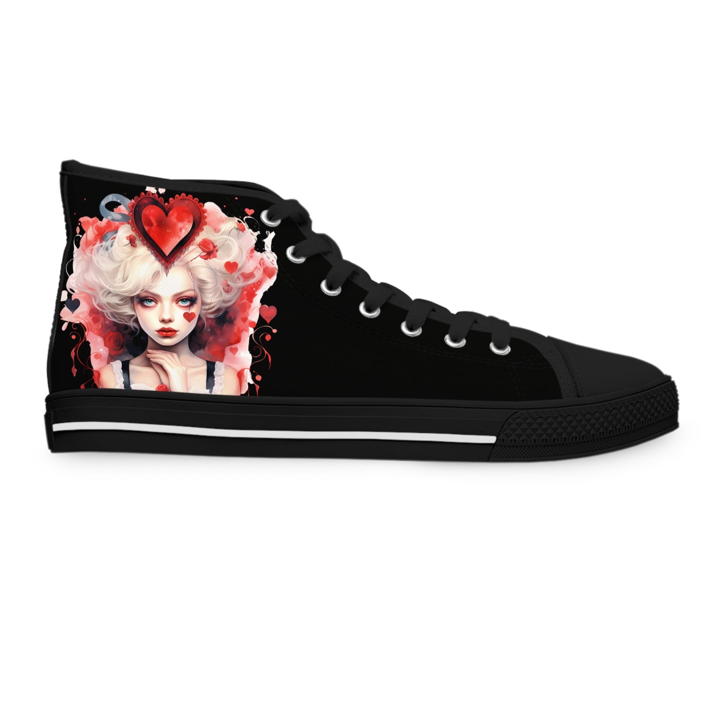 Villains High Top Sneakers - Unique Women Footwear
