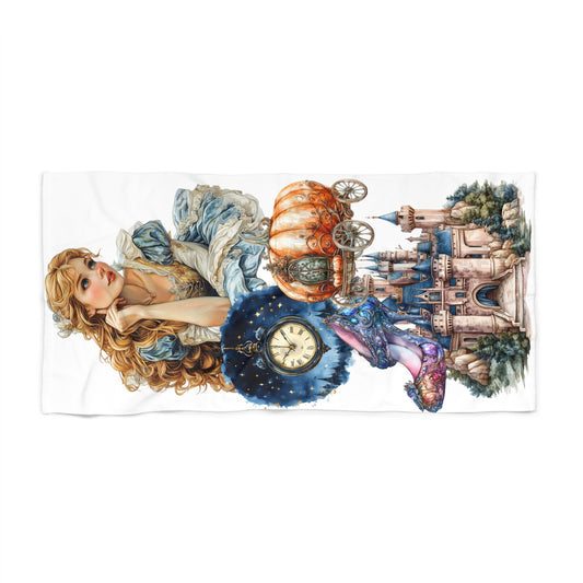Cinderella Princess Beach Towel