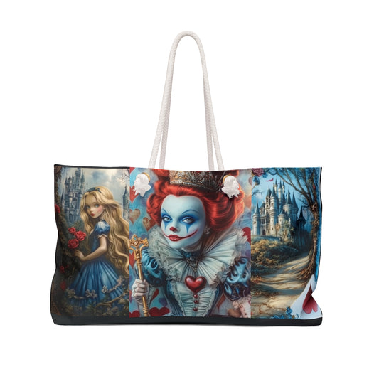 Alice in Wonderland Inspired Travel Tote