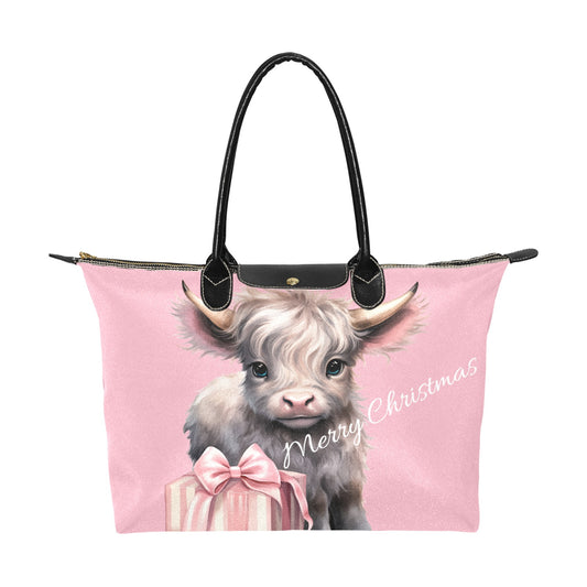 Christmas Cow Handbag