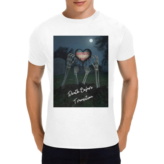 "Death Before Transition" Men's - Heavy Cotton T-Shirt