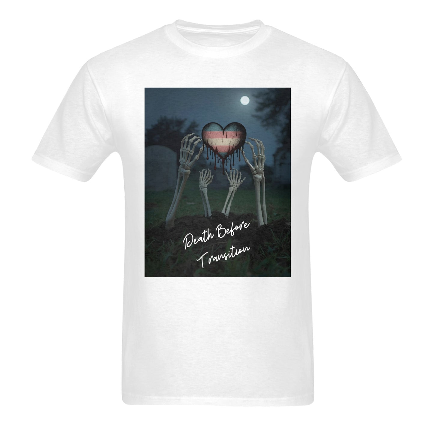 "Death Before Transition" Men's - Heavy Cotton T-Shirt